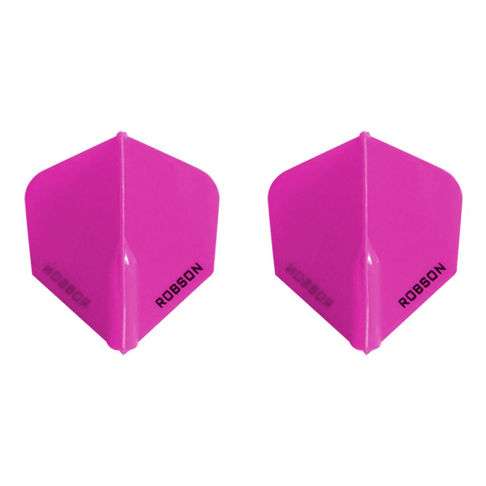2x 3pc Robson Plus Dart Flights Standard Accessory Set - Pink