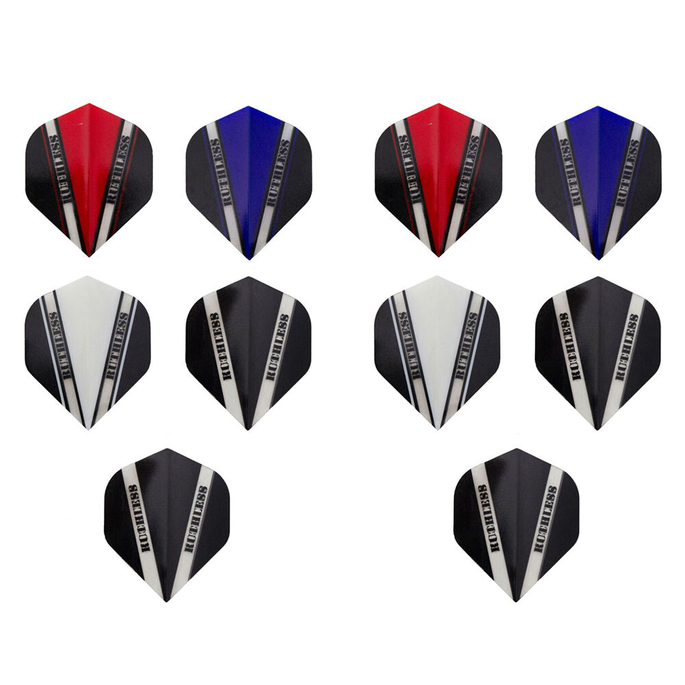 10x 3pc Formula Sports Ruthless V100 Pro Dart Flights Standard Shape Assorted