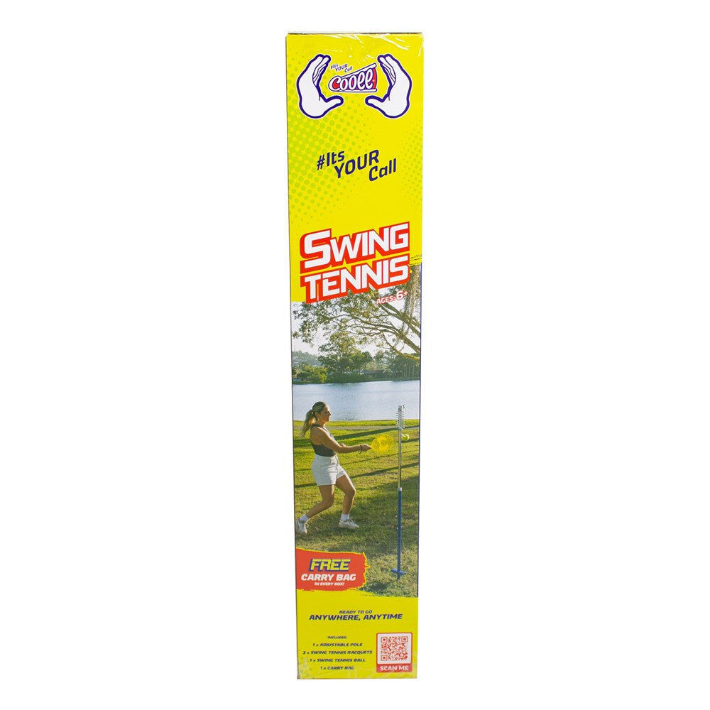 Cooee Outdoor Swing Tennis Game 2-Player Set w/ Carry Bag 6+
