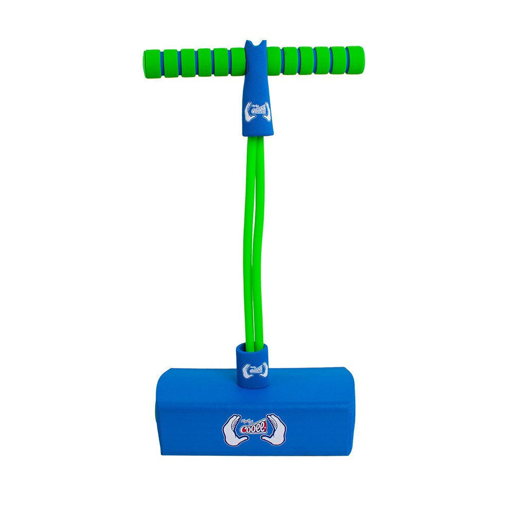 2PK Cooee Freestyle Junior Pogo Bounce Jump Stick Upto 110kg Green/Blue 3+