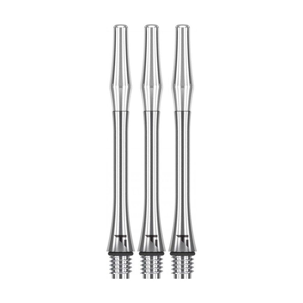 3pc Target Titanium Pro Durable Dart Shaft Set 46mm Replacement Silver