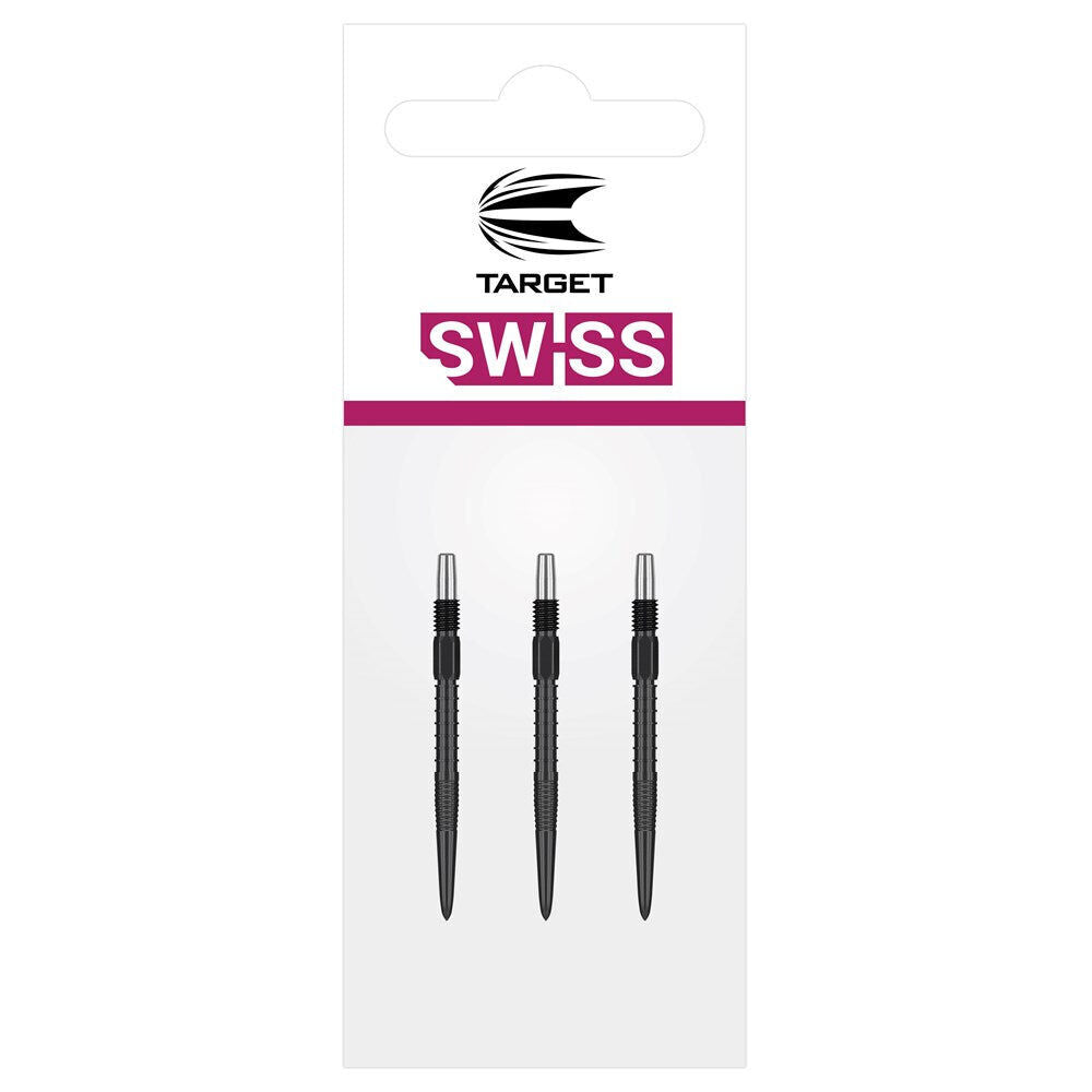 3pc Target Swiss Firepoint Dart Point Replacement Spare Tip 30mm Black