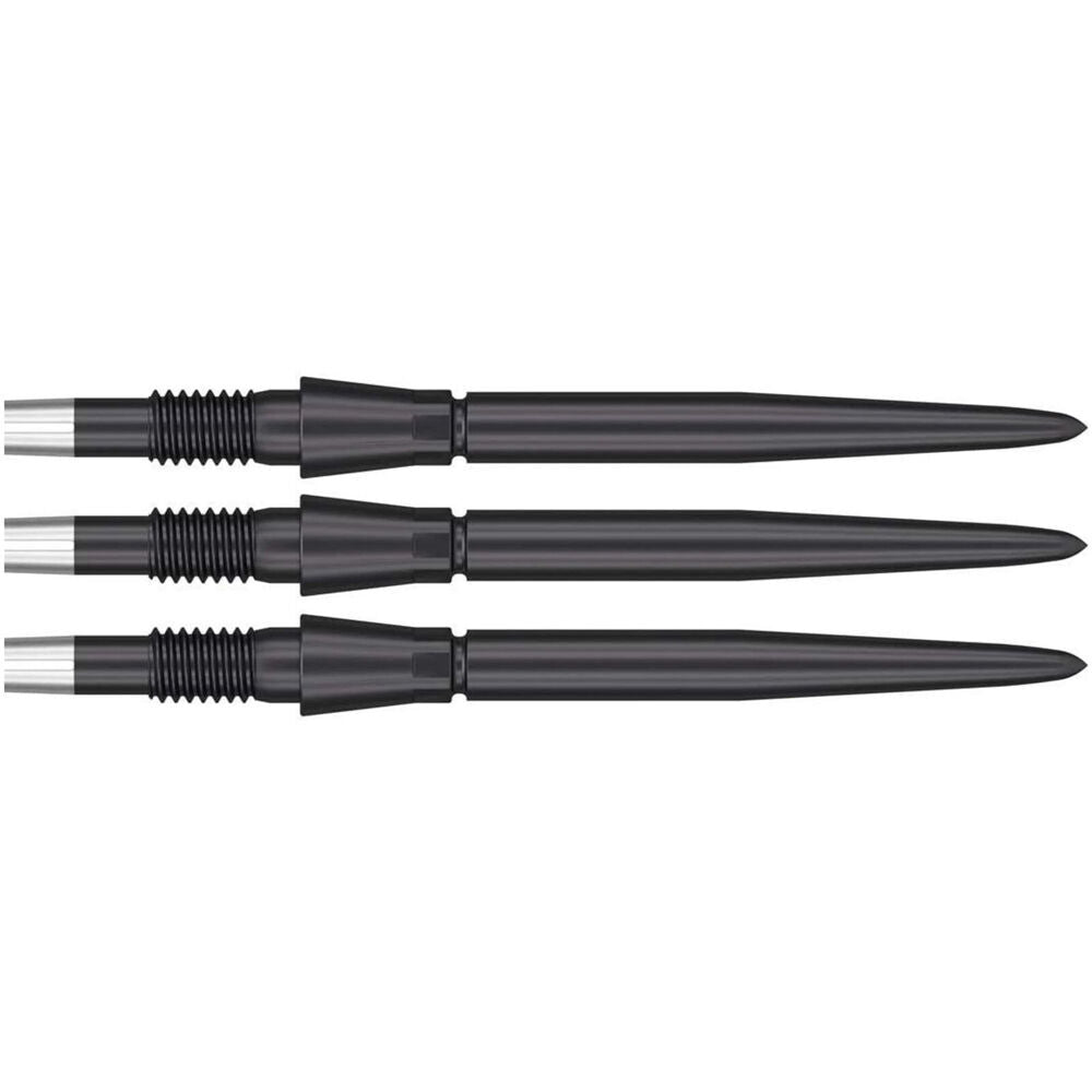 2x 3pc Target Swiss Storm Dart Point Replacement Spare Tip 35mm Black