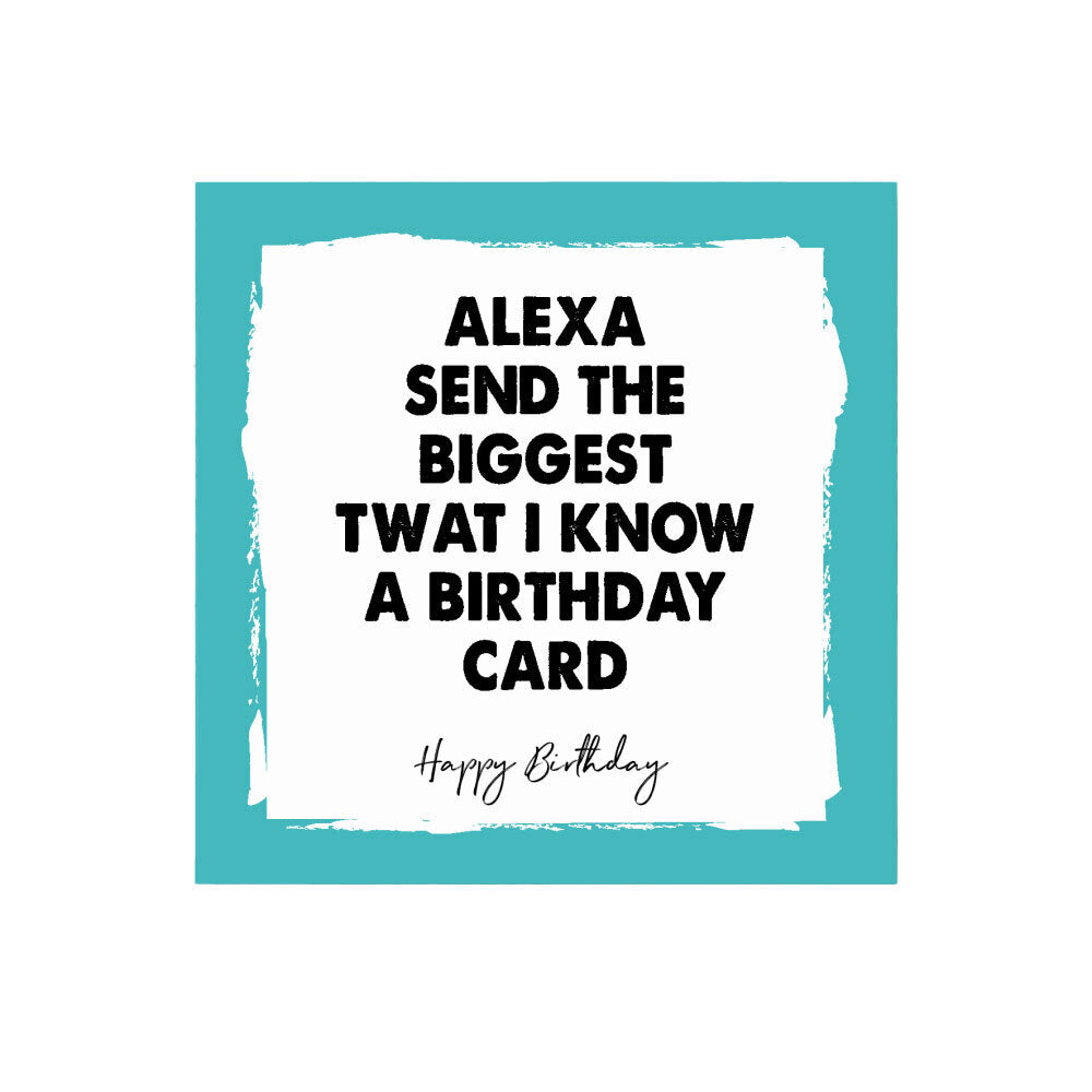 3PK Filthy Sentiments Birthday Alexa Card w/ Envelope 14x14cm