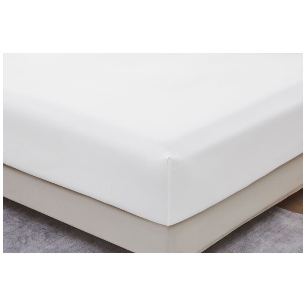 Grosvenor House 500TC Egyptian Cotton Fitted Bed Sheet Only White