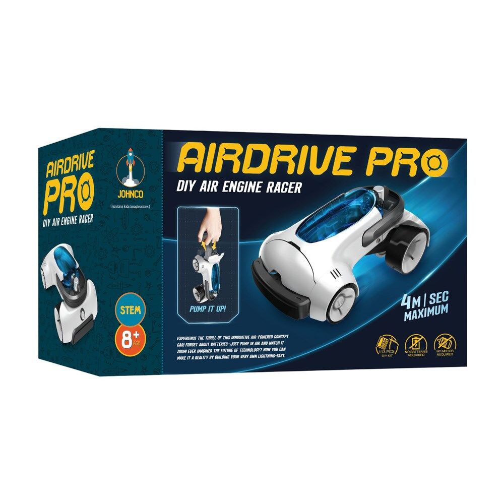 Johnco Airdrive Pro DIY Air Engine Racer Toy Kids 8y+