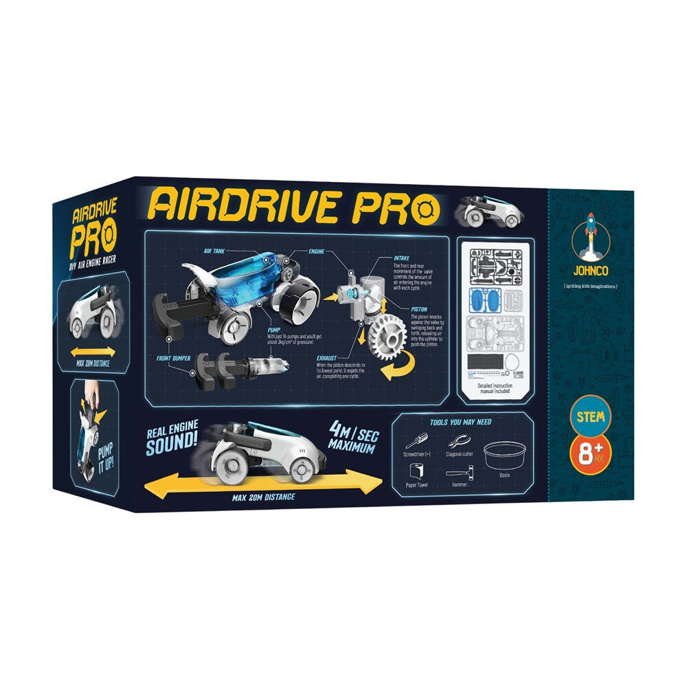 Johnco Airdrive Pro DIY Air Engine Racer Toy Kids 8y+
