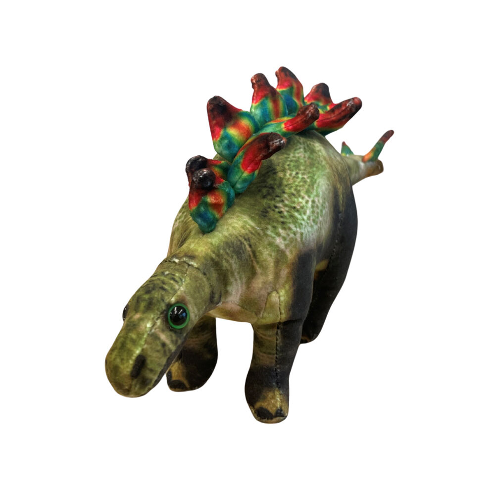 Johnco Plush Dinosaur Soft Toy Stegosaurus 18x35cm Kids 3y+