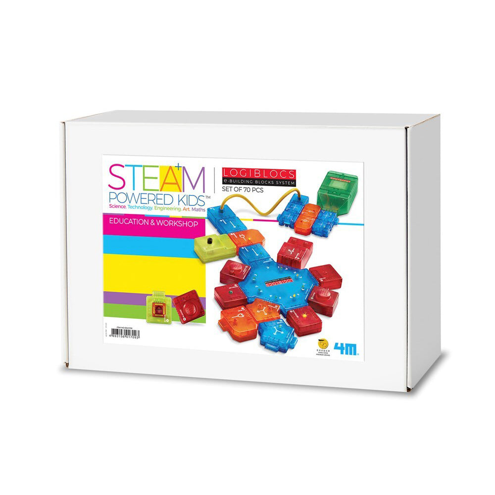 4M Logiblocs STEAM Powered School Kit Kids Educational Toy 4y+
