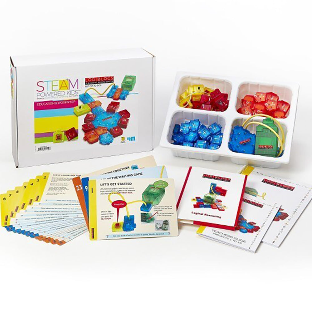4M Logiblocs STEAM Powered School Kit Kids Educational Toy 4y+