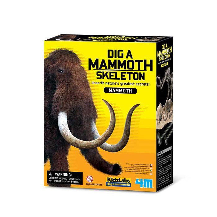 4M KidzLabs Dig a Dinosaur Mammoth Fun Learning Toy 8y+