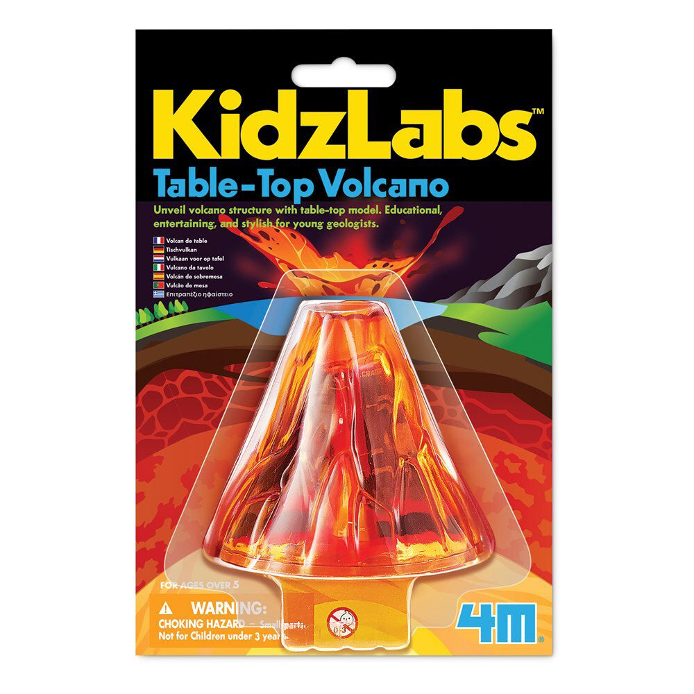 3PK 4M KidzLabs Table-Top Volcano Kids Science Toy 5+