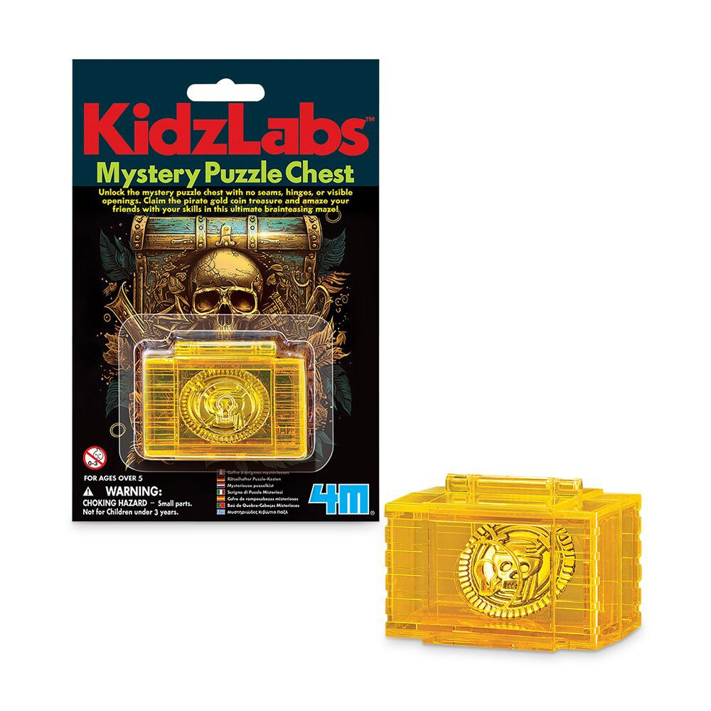 4M KidzLabs Mystery Puzzle Chest Kids/Children Toy 5y+