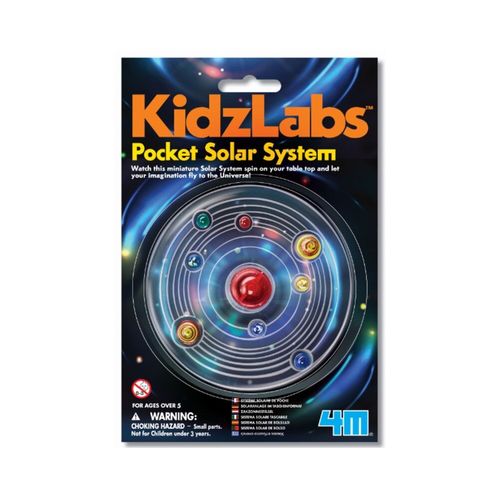 2PK 4M Kidzlabs Pocket Solar System STEM Toy Kids/Children 5y+