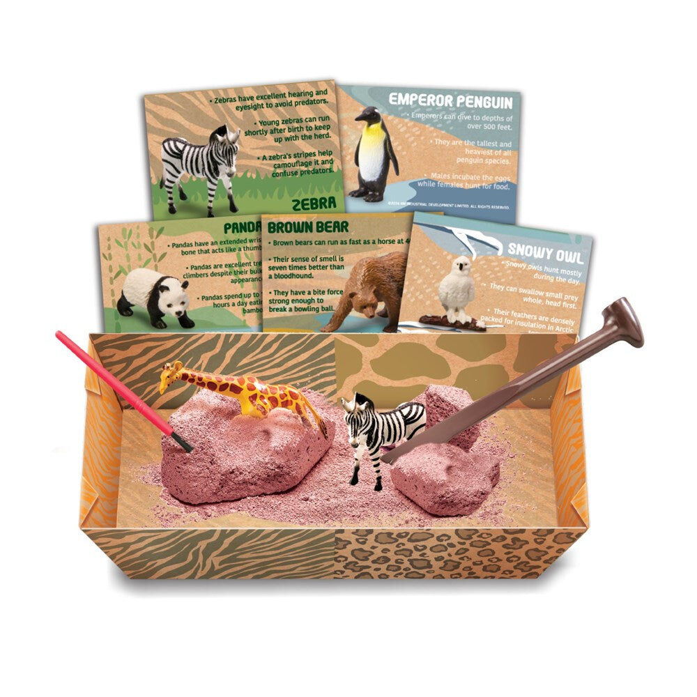4M Kidzlabs Wildlife Animal Digging Kit STEM Toy Kids 5y+