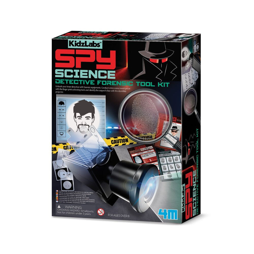 4M Kidzlabs Detective Forensic Tool Kit STEM Toy Kids 8y+