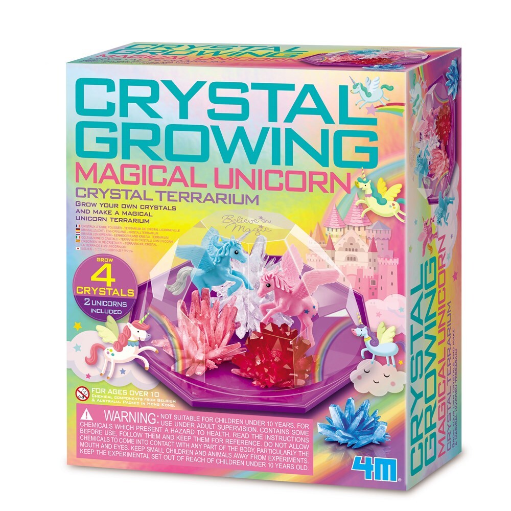 4M Magical Unicorn Crystal Terrarium Kids Art/Craft 10y+