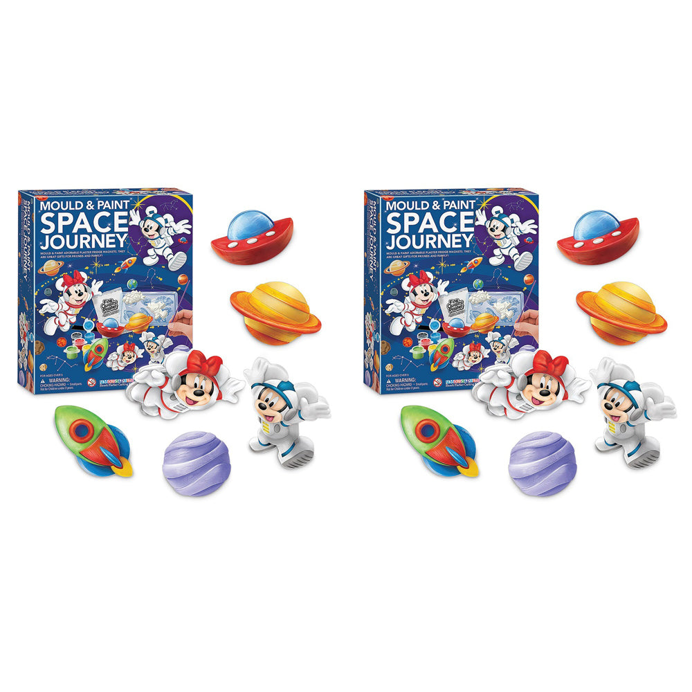 2PK 4M Mould & Paint Disney Space Journey Kids Craft Kit 5y+