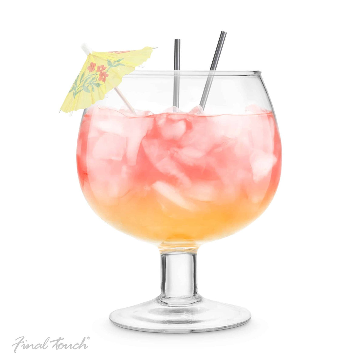 Final Touch Vintage Balloon Cocktail Drinking Fish Bowl Glass