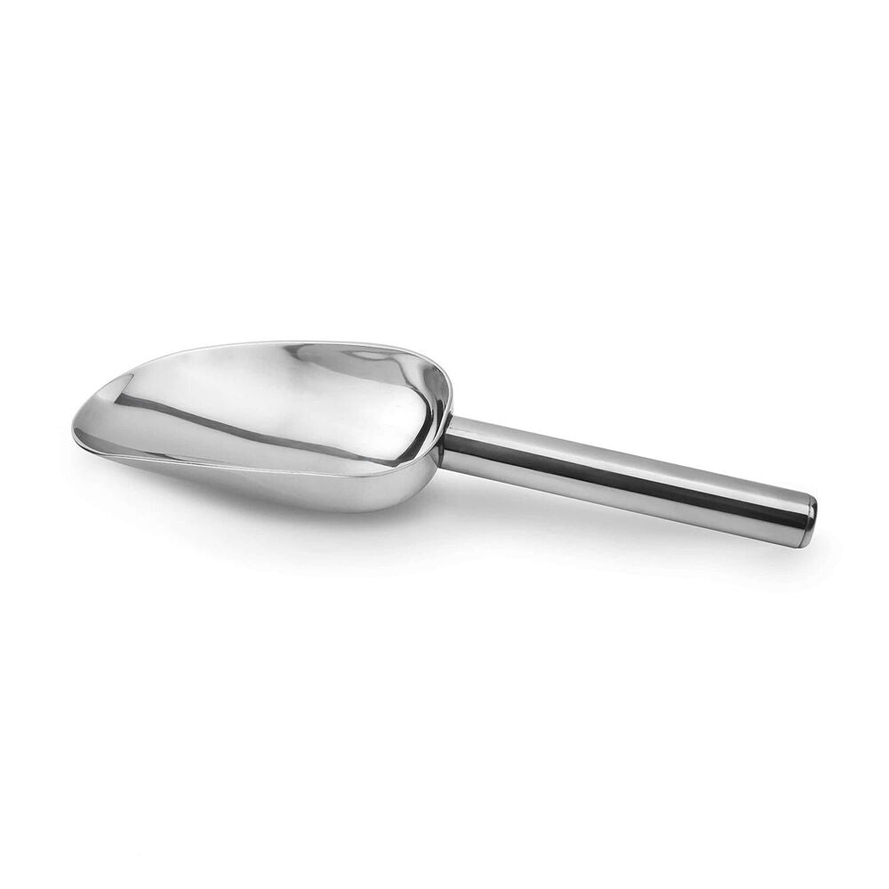 2PK Final Touch Stainless Steel Ice Scoop Home/Bar Utensil - Silver
