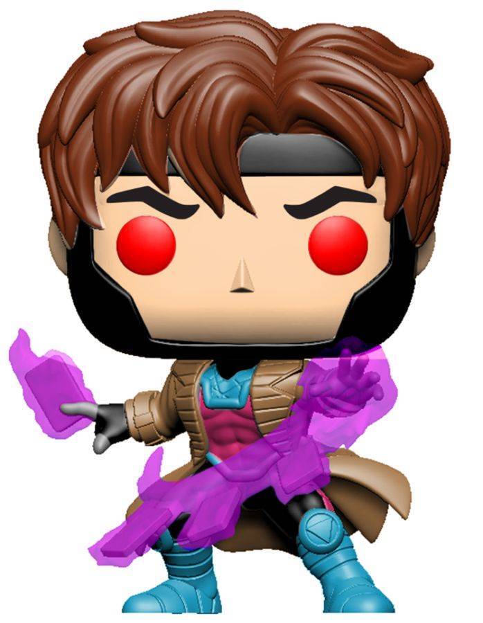 Pop! Vinyl Figurine X-Men (comics) - Gambit w/Cards Translucent Glow RS