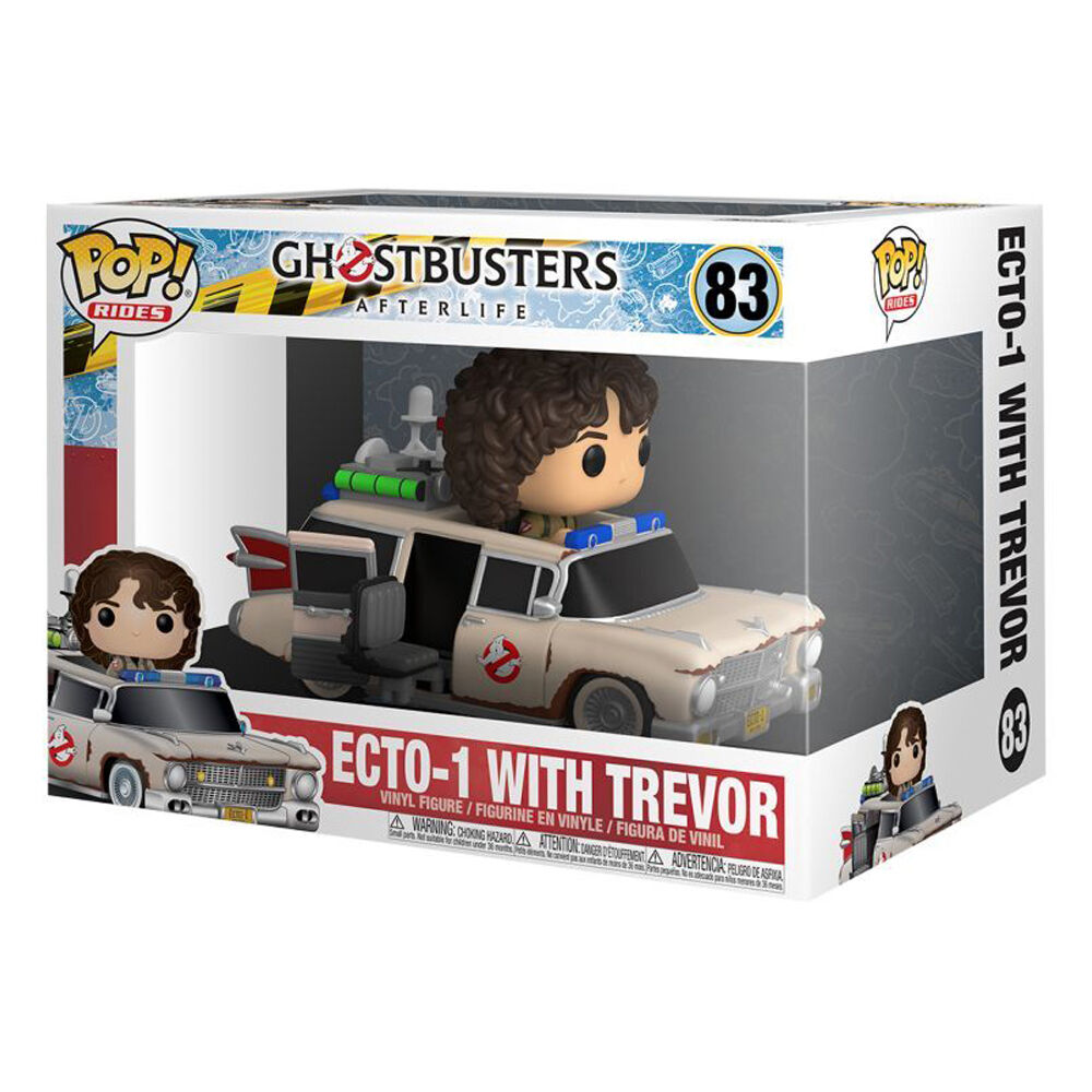 Ghostbusters Afterlife Ecto-1 w/ Trevor Pop Ride Action Figure 12cm