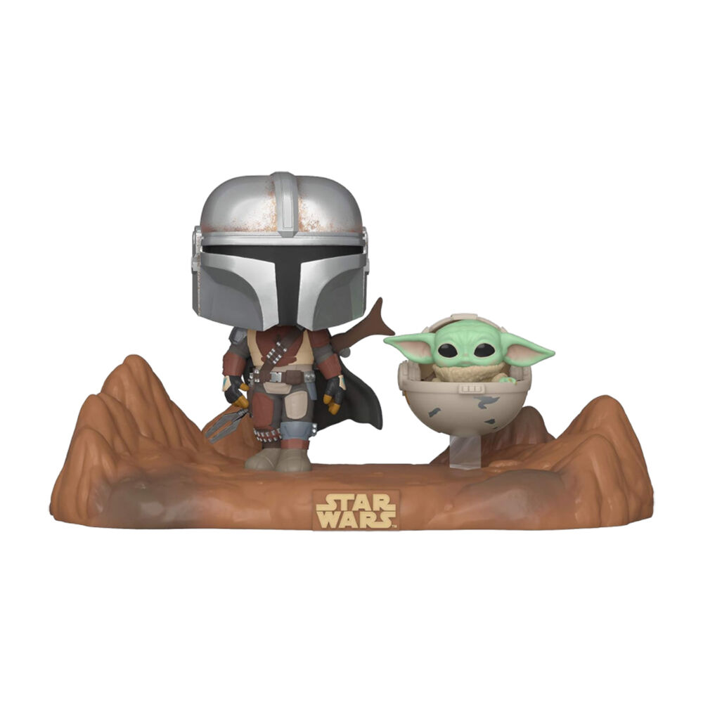 Star Wars Mandalorian & Child Pop! Movie Moment Vinyl Figure Toy