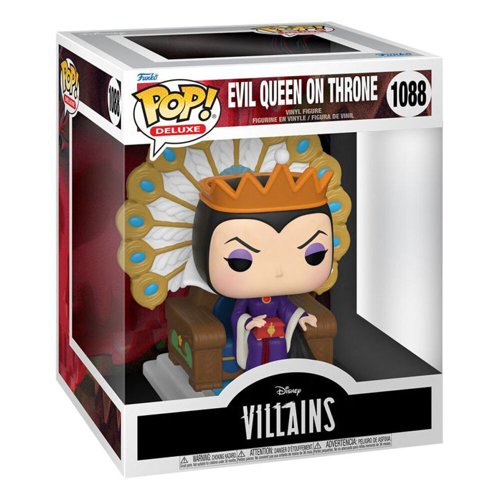 Disney Villains Evil Queen on Throne Pop Deluxe Action Figure 12.7cm