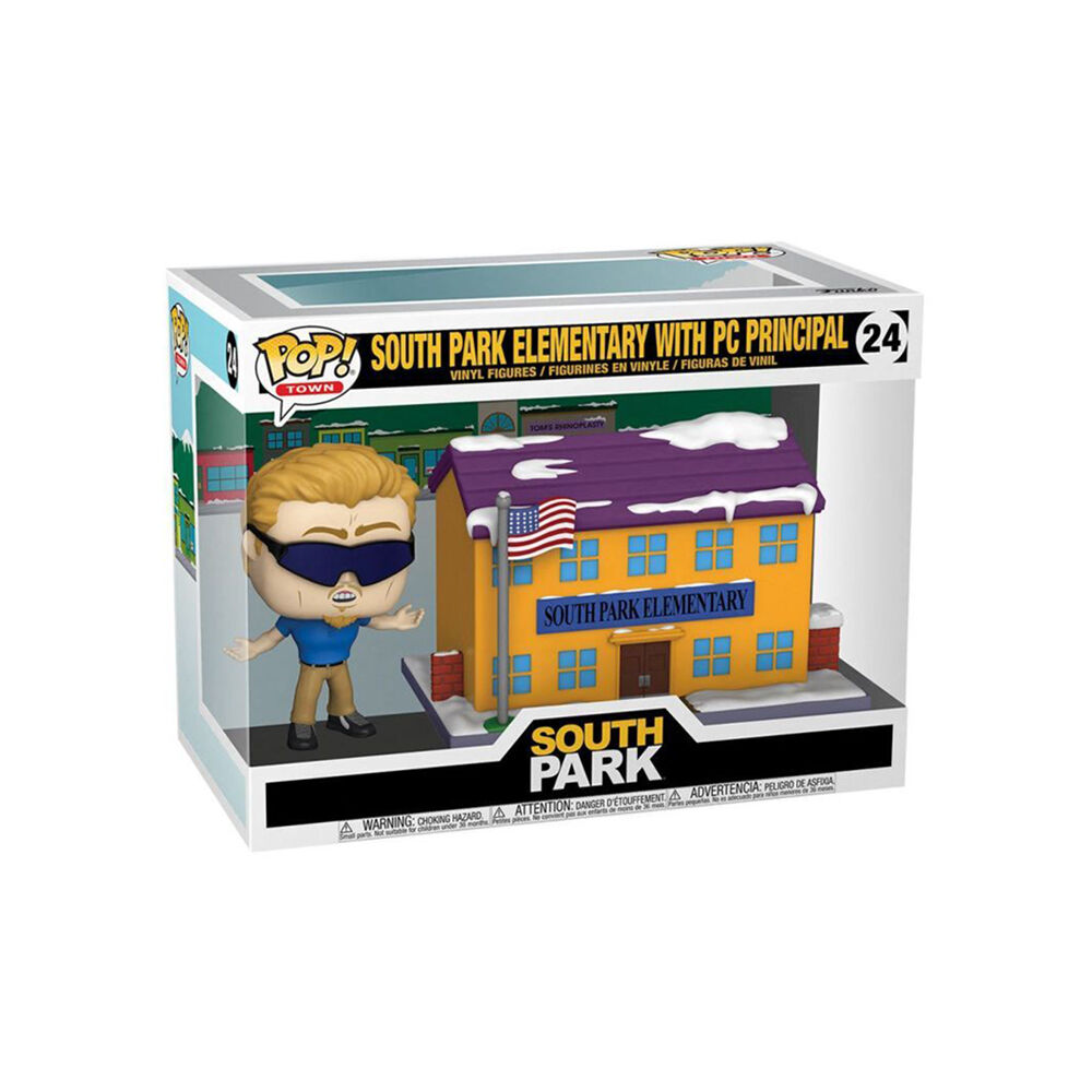 South Park Elementary w/ PC Principal Pop! Town Action Figure Toy