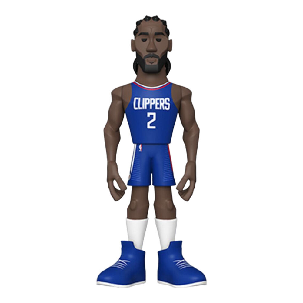 NBA Basketball Kawhi Leonard Los Angeles Clippers Home Jersey Gold Figure Toy 12in
