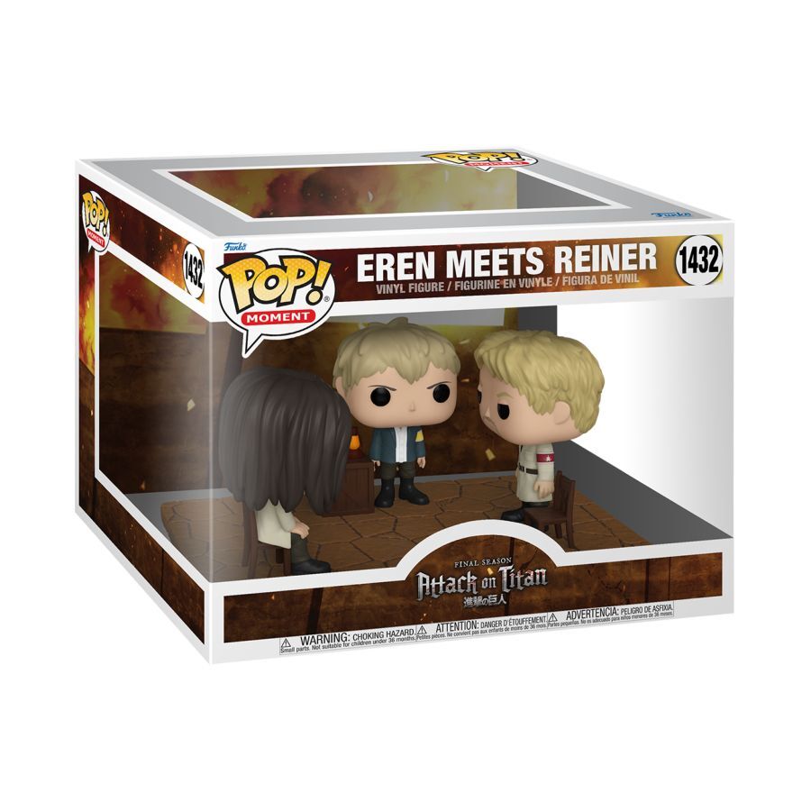 Funko Attack on Titan Eren meets Reiner Pop! Moment Figure Toy