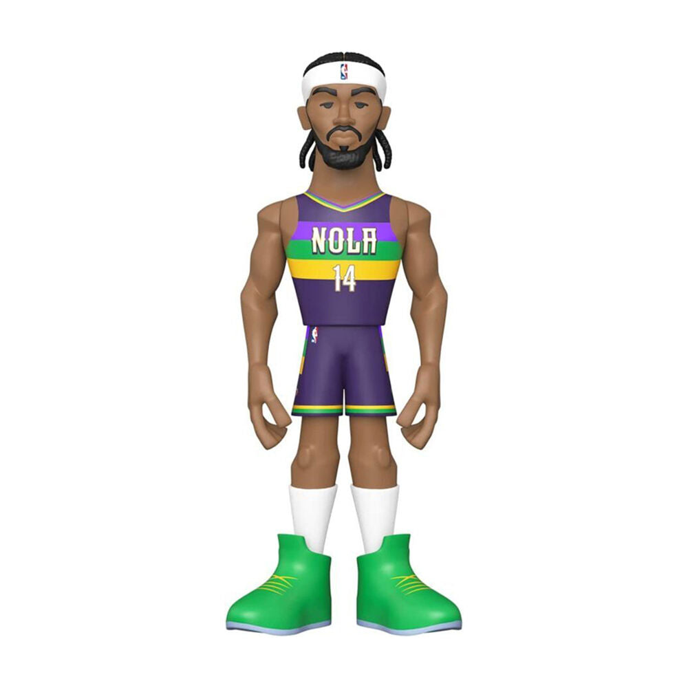 NBA Basketball Brandon Ingram Pelicans Gold Vinyl Action Figure Toy 12in