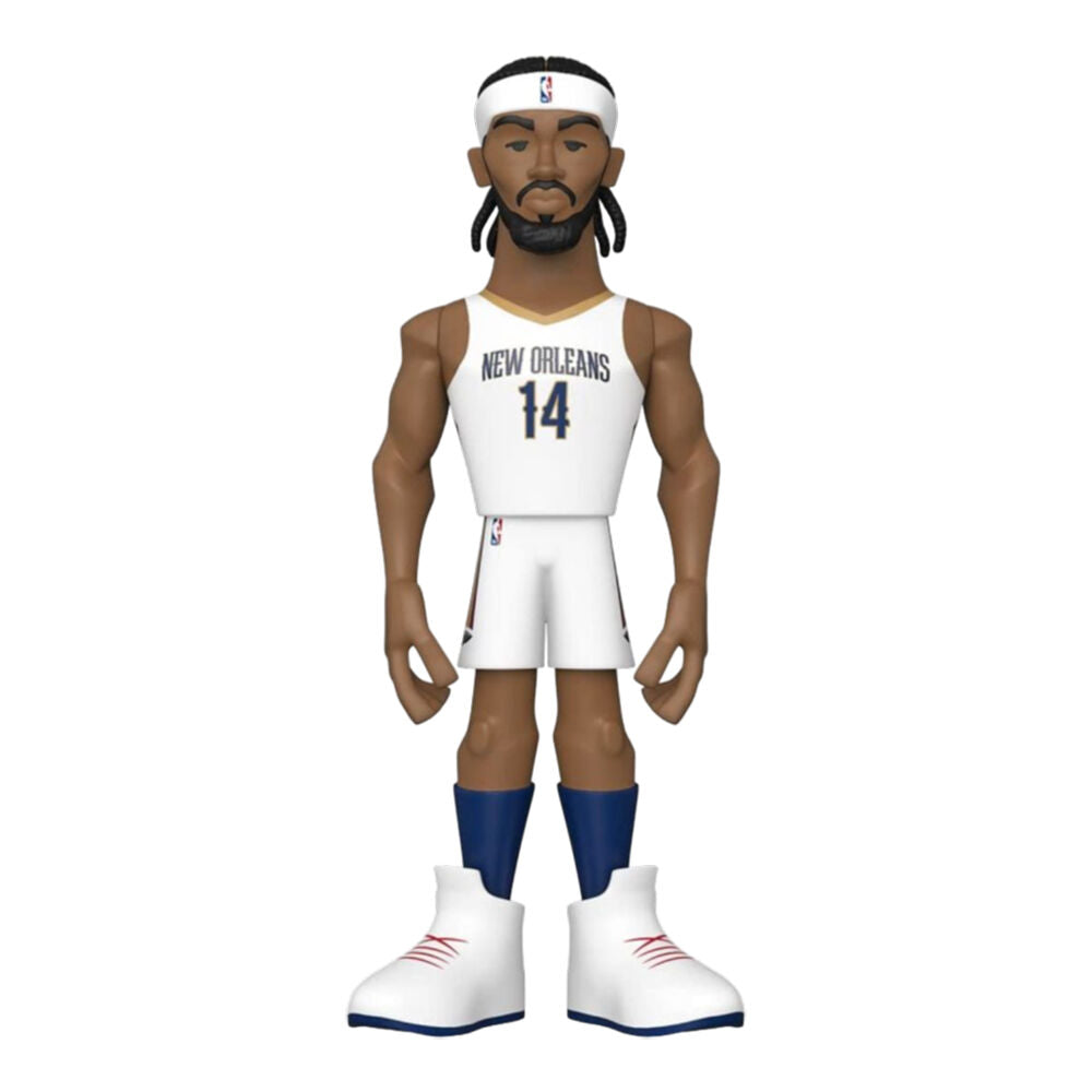 NBA Basketball Brandon Ingram Pelicans Gold Vinyl Action Figure Toy 12in