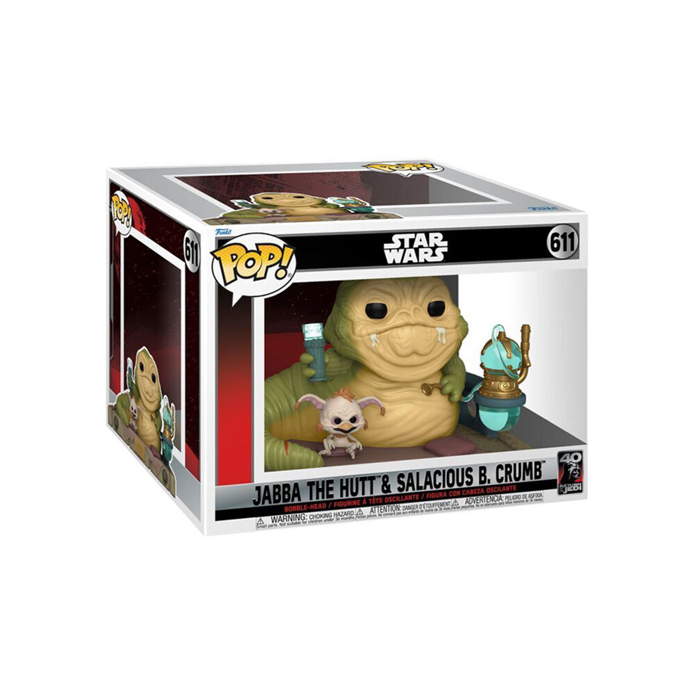 Star Wars Jabba & Salacious ROTJ Pop! Movie Moment Action Figure Toy