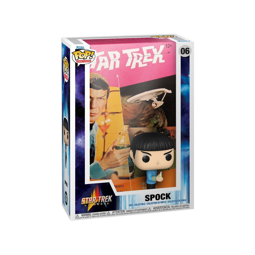 Star Trek #1 Pop Comic Cover Action Figure w/ 18x27cm Display Case