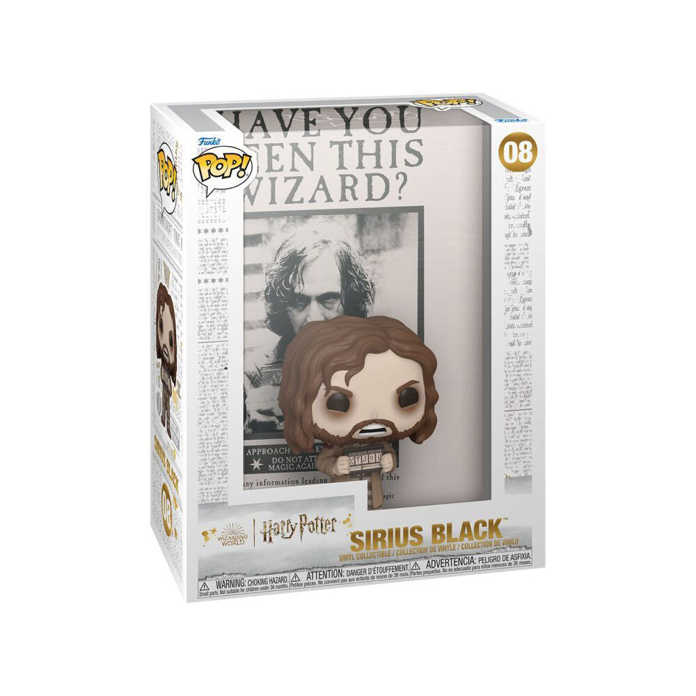 Harry Potter Sirius Black Wanted Poster Pop! Cover Figure 17.3x21.7cm