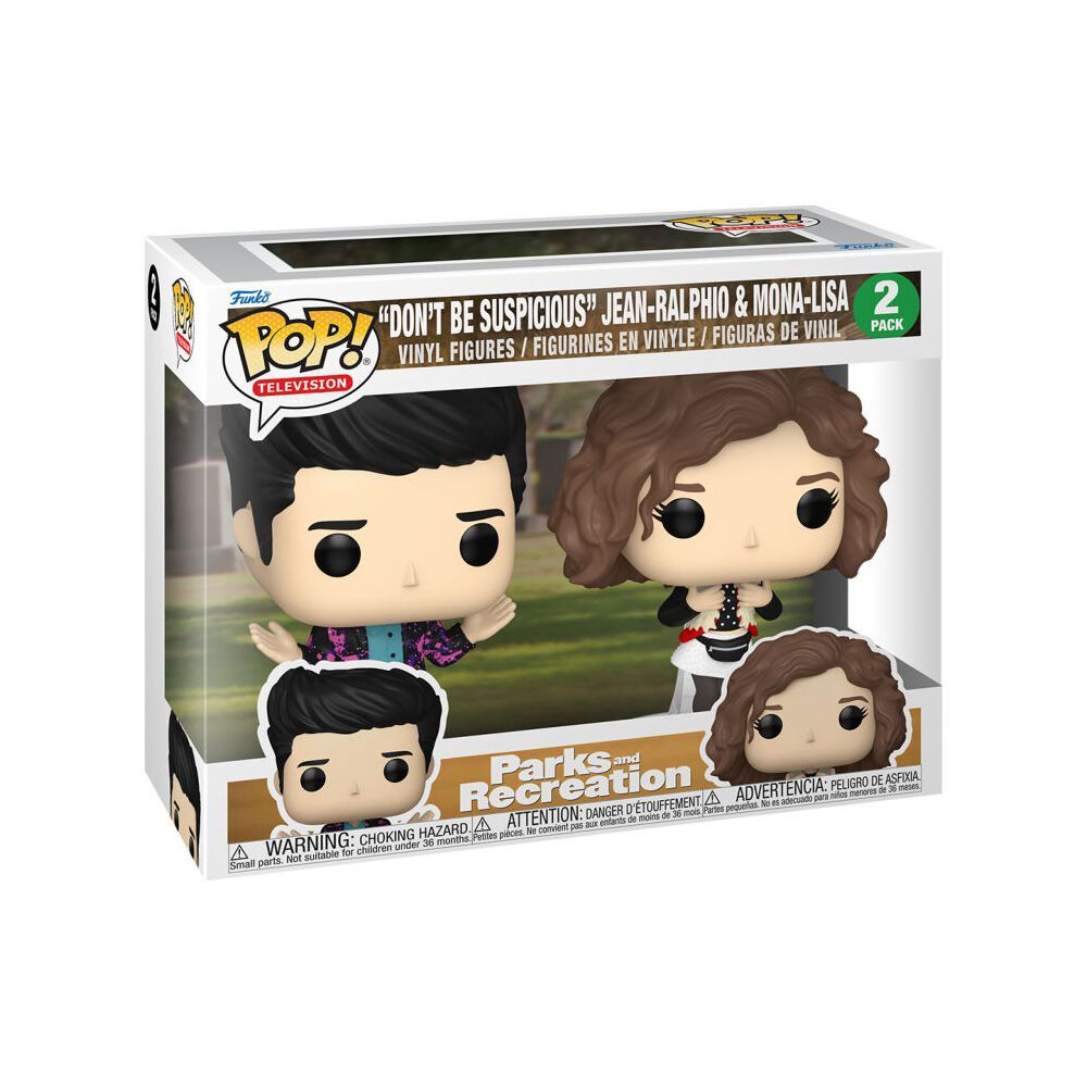 2pc Parks & Recreations 15th Anniversary Mona & Jean Pop Vinyl Figures