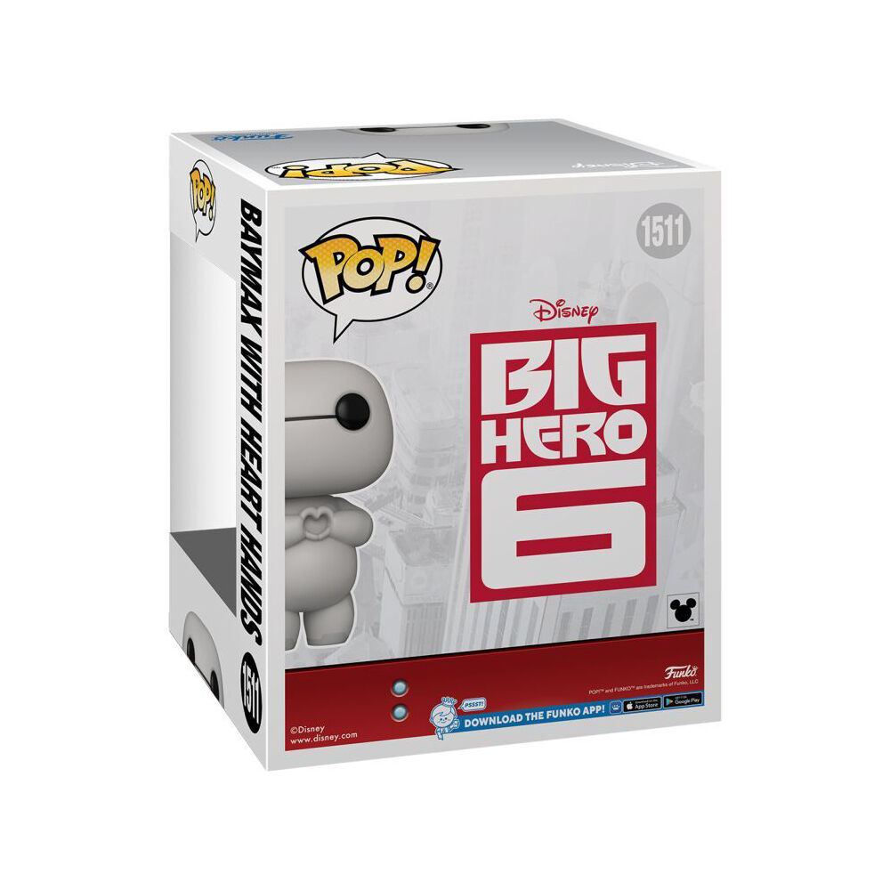 Big Hero 6 Baymax with Heart Hands Pop Bobblehead Vinyl Figure 6in