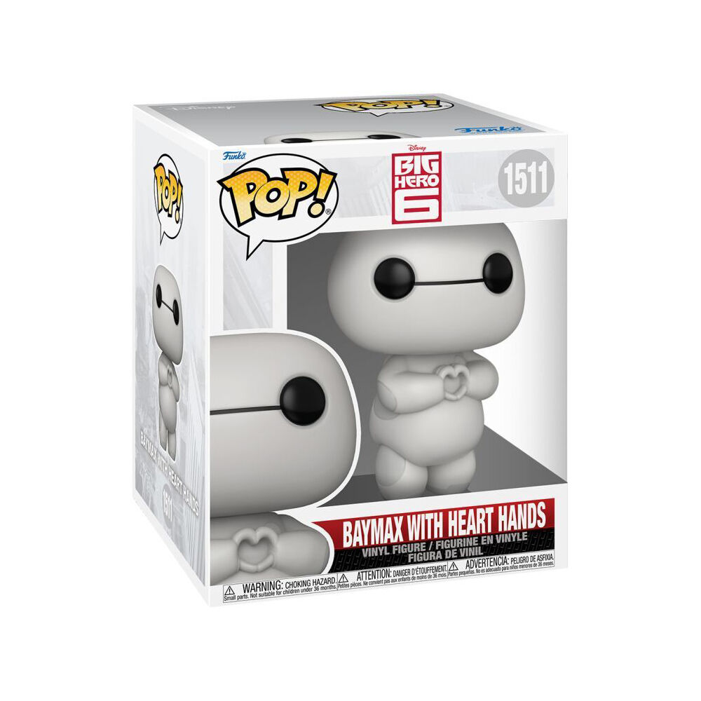Big Hero 6 Baymax with Heart Hands Pop Bobblehead Vinyl Figure 6in