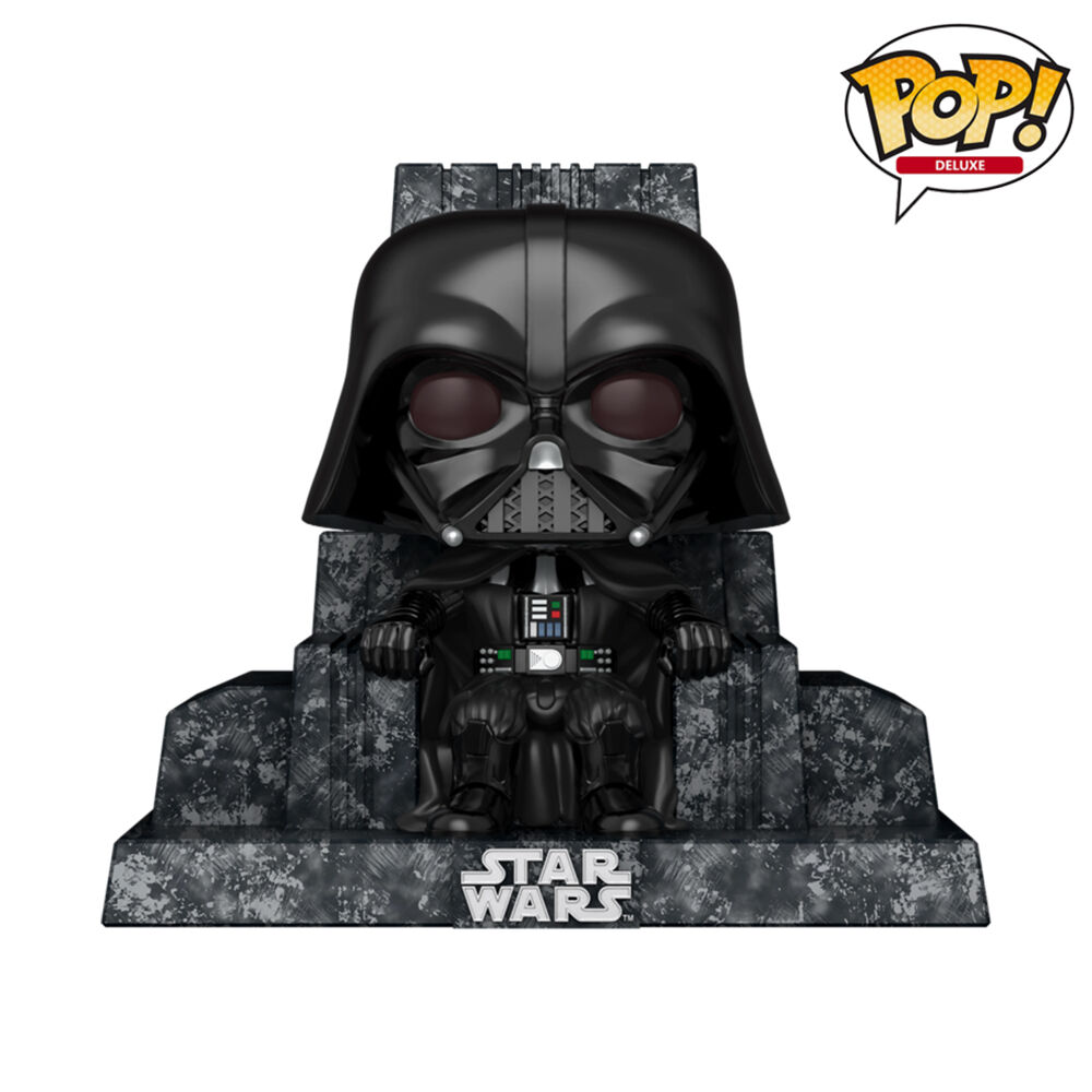 Star Wars Darth Vader Throne Deluxe Pop! Action Figure Toy