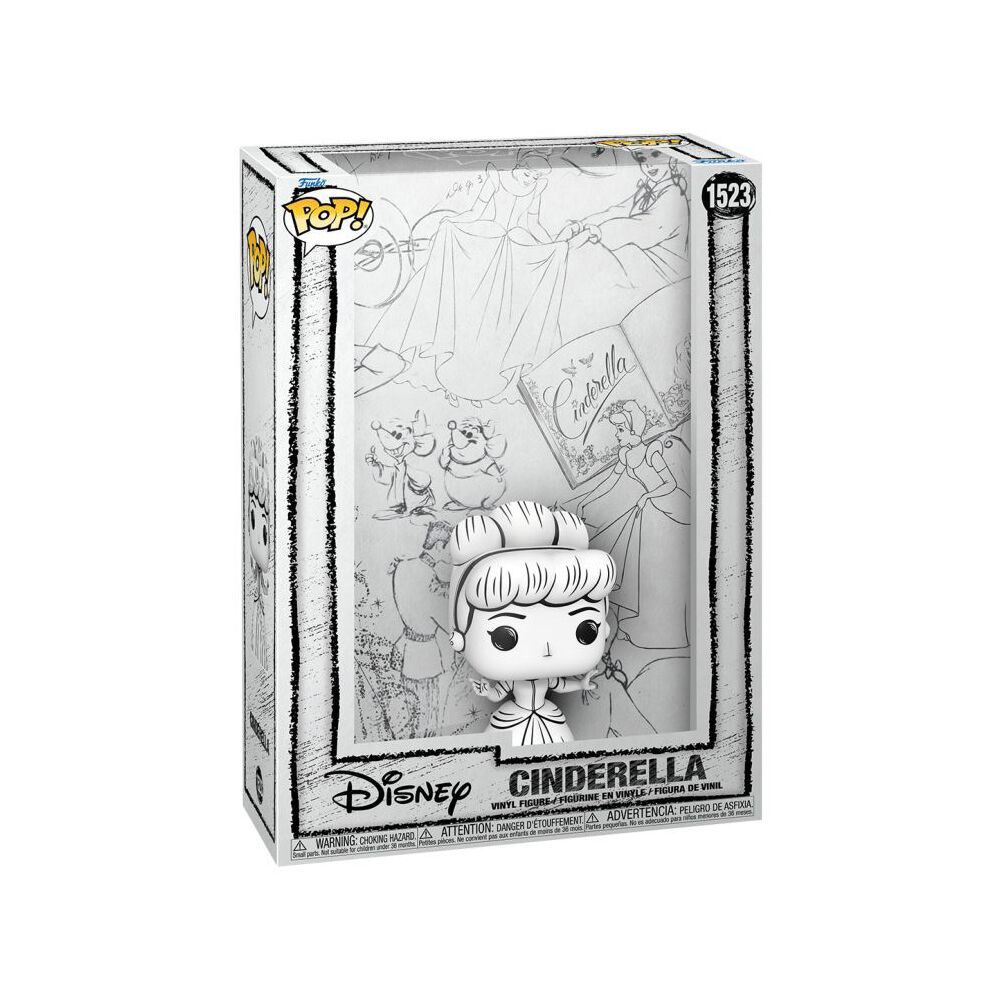 Disney Sketched Cinderella Pop! Comic Cover 18x27.3cm - Grey