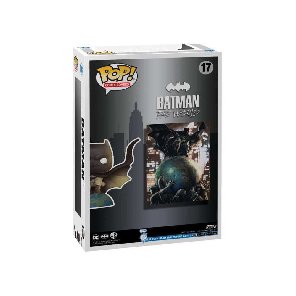 DC Comics Batman The World Pop! Comic Cover Vinyl Figure 17.78x27.31cm