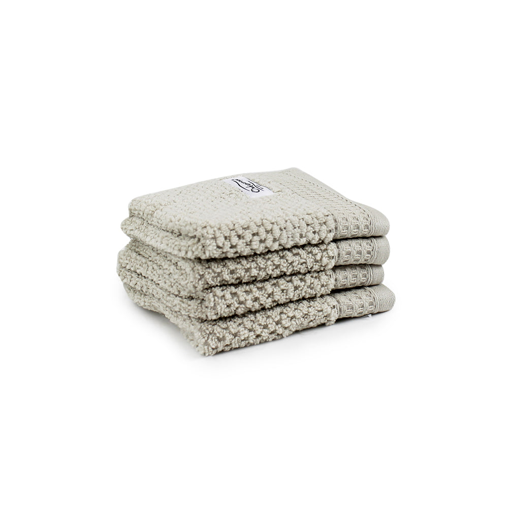 8pc Onkaparinga 30x30cm Avalon Face Washer 550GSM Soft Sand
