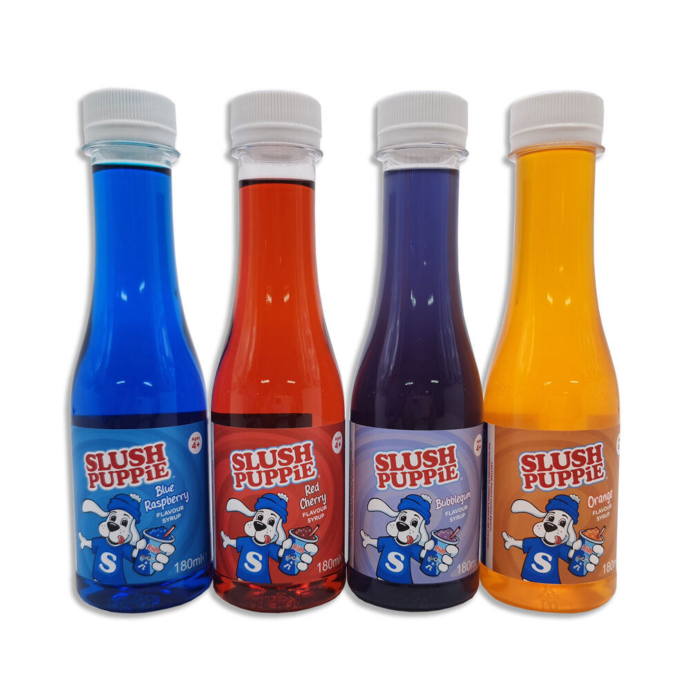 4pc Fizz Creations Slush Puppie Flavoured Slushie Syrups 180ml