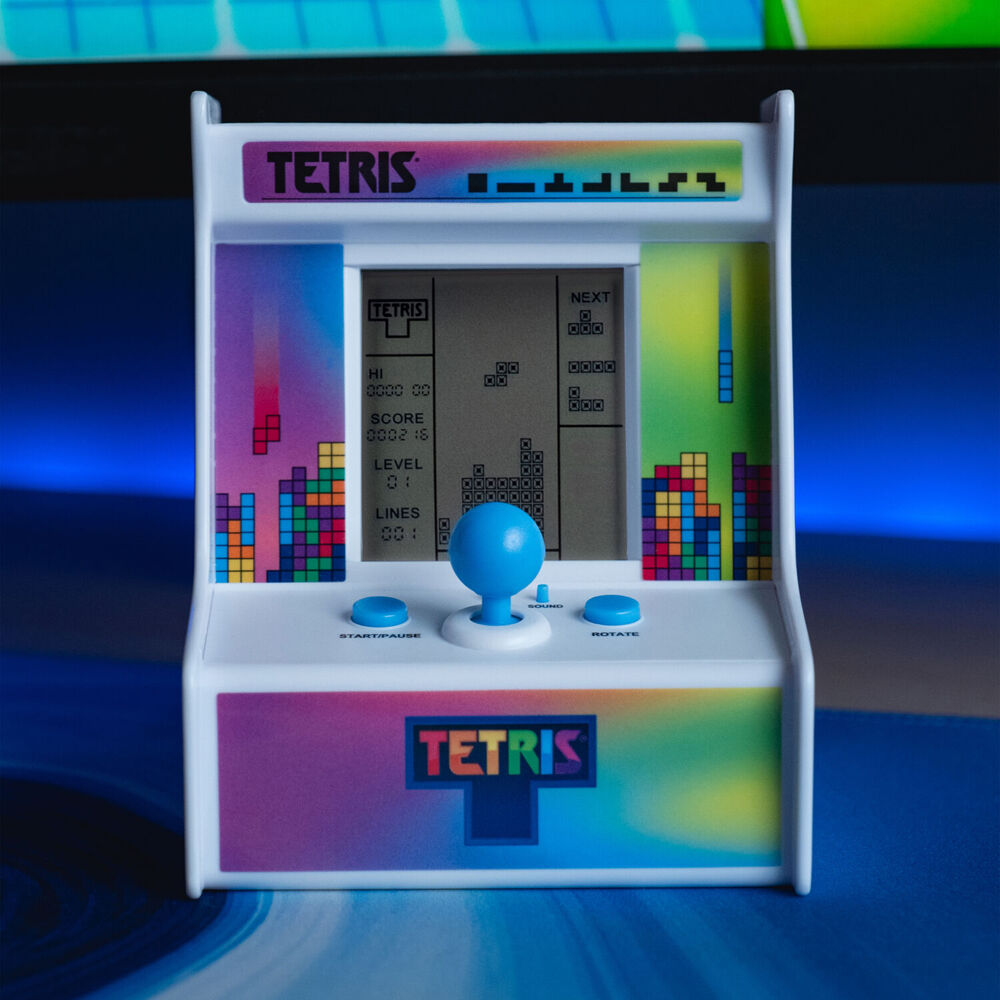 Fizz Creations Retro Inspired Tetris Desktop Arcade 15 Levels