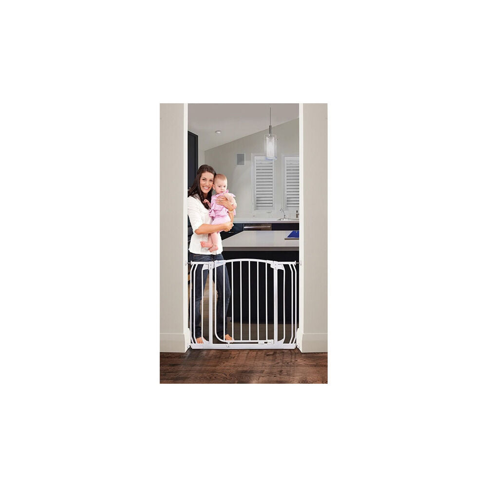 Dreambaby Chelsea Euro Gate F160 w/ 2x Gate Extension F159 - White