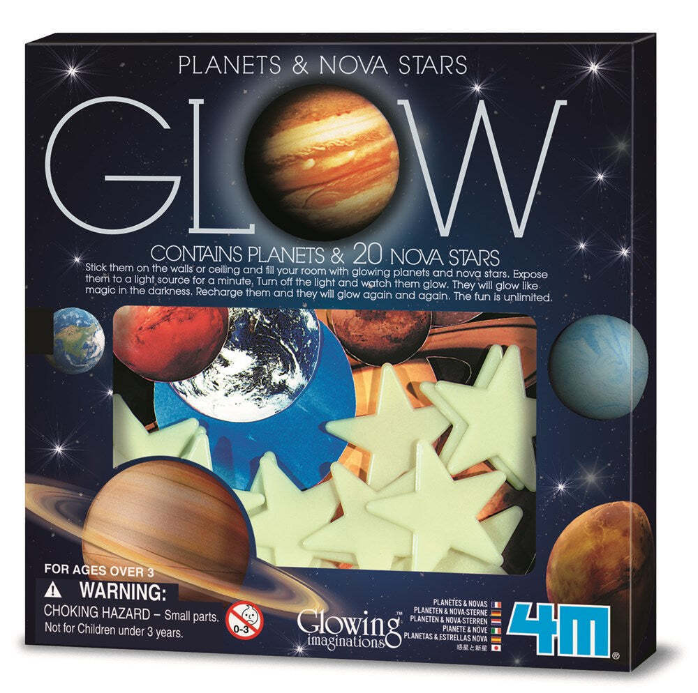 2PK 4M Glow Planets and Nova Stars Box Set Kids Toy 3y+