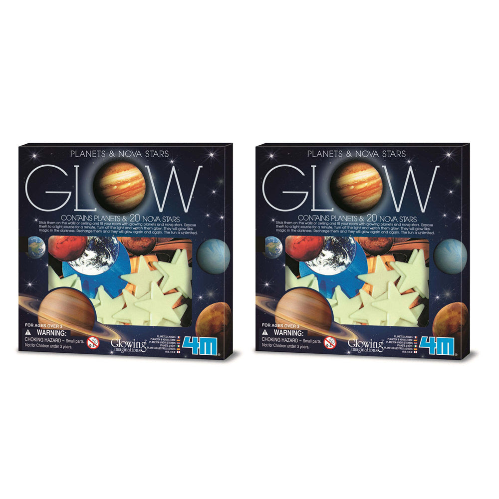 2PK 4M Glow Planets and Nova Stars Box Set Kids Toy 3y+