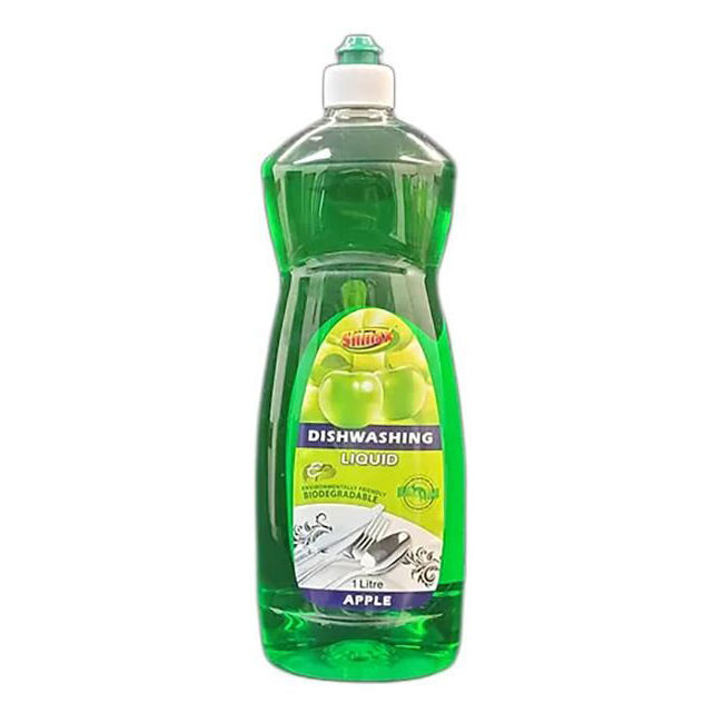 12PK Shinax Scented Dishwashing Liquid Detergent Apple 1L Dish Cleaning Soap