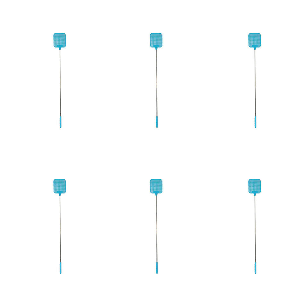 6PK Antheia Extendable Telescopic Fly Swatter 72cm - Assorted